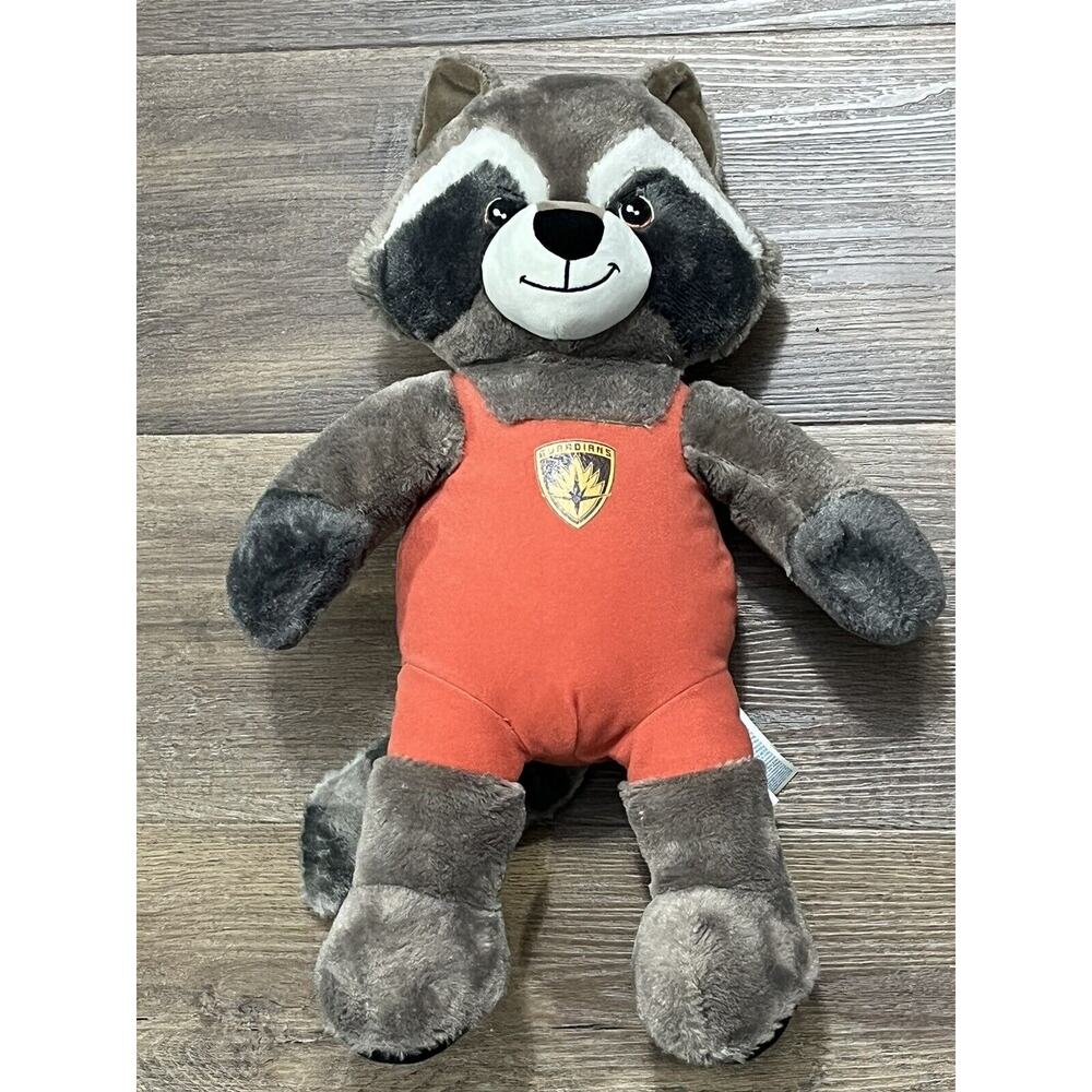 Build-A-Bear Marvel "Guardians of the Galaxy" Rocket Raccoon 15" Plush Toy BAB